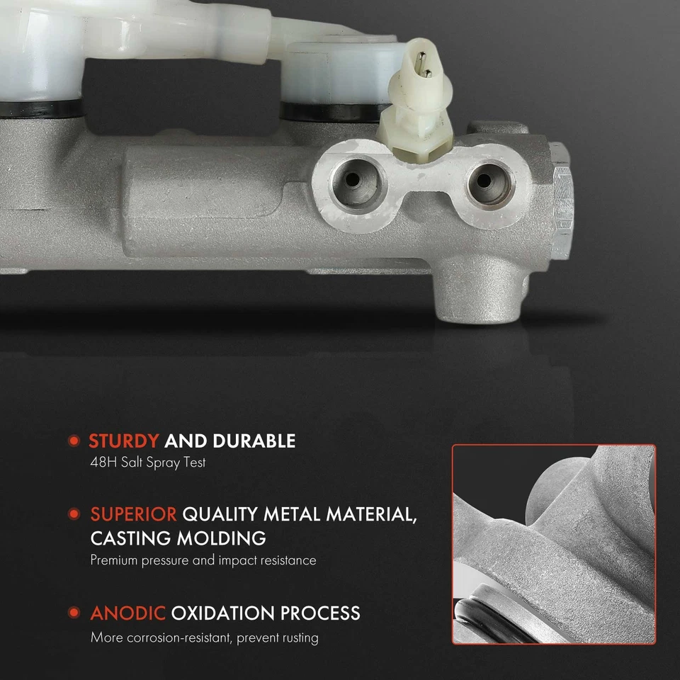 Brake Master Cylinder with Reservoir for Chevrolet Corvette 1986 1987 V8 5.7L - Image 2 of 4