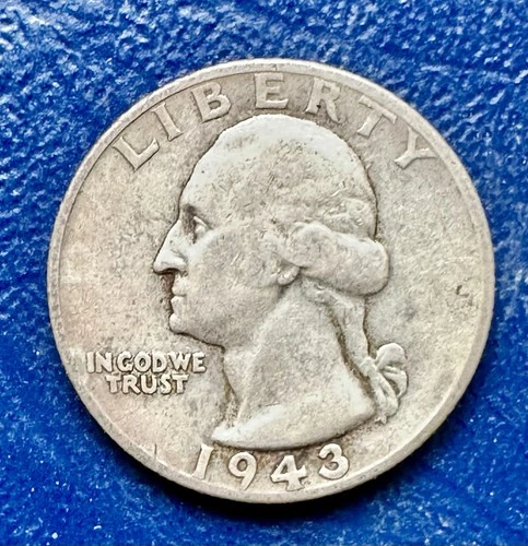 1943-S Washington War Time Quarter. 90% Silver. XF Condition. Charity Auction. ￼