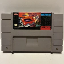 Top Gear 3000 SNES Super Nintendo Game Authentic Game Chip Is Inside Fast Ship
