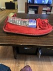 L’ Artiste Spring Step Dezi Red Rosette Shoes Sz 41 EU 9-9.5 US Leather Slip-ons — photo 1