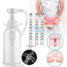 Vaginal Douche Enema Cleaner 300mlReusable Pressure Anal Vaginal Cleaning System