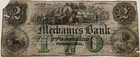 Mechanics Bank, Philadelphia PA Altered $2, Haxby PA455-A10, Hoober 305-399 (R5) — photo 1