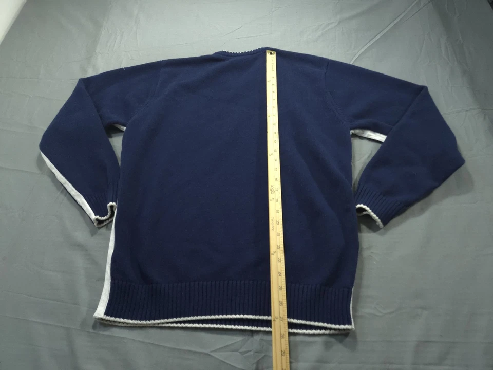 Suéter De Colección Penn State Nittany Lions Grande Nike Azul Tejido Cuello en V Para Hombres Foto 3 de 4