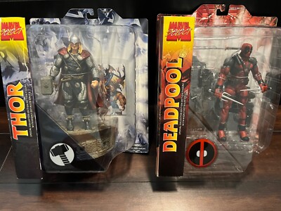 Marvel Select DEADPOOL  and THOR