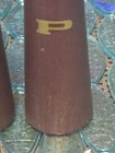 Vintage Mid Century Modern Wood Salt and Pepper Shakers  — photo 2