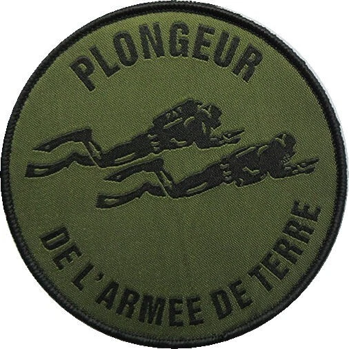 PLONGEUR DE L'ARMEE DE TERRE - TISSU - Photo 1/1