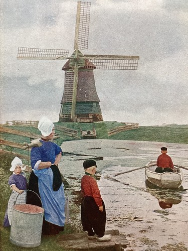 Overzelveer Volendam: Países Bajos - Postal vintage - Imagen 2 de 3