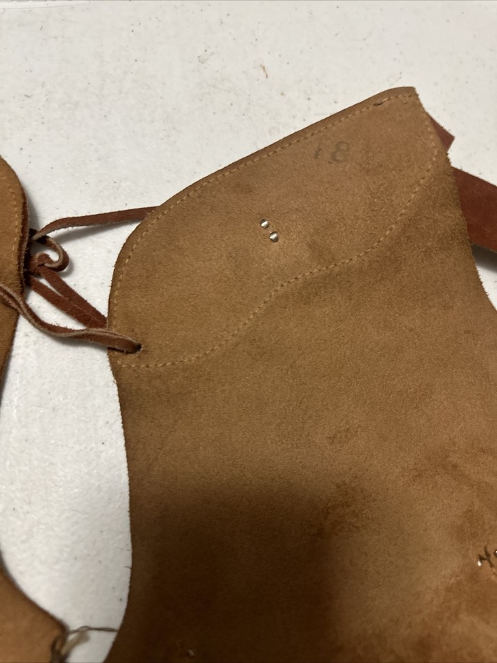 Vintage Child’s Youth Western Cowboy Suede Leather Chaps CLEAN 25