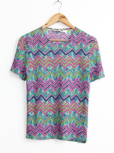 Missoni, Missoni Vintage Multicolor Top T-shirt, Size 42