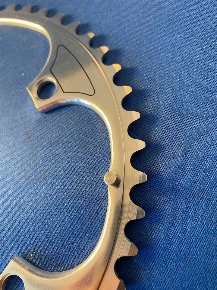 Stronglight Vintage 144 bcd Chainring 52 teeth NEW Campa boltcircle, SILVER - Image 3 of 4