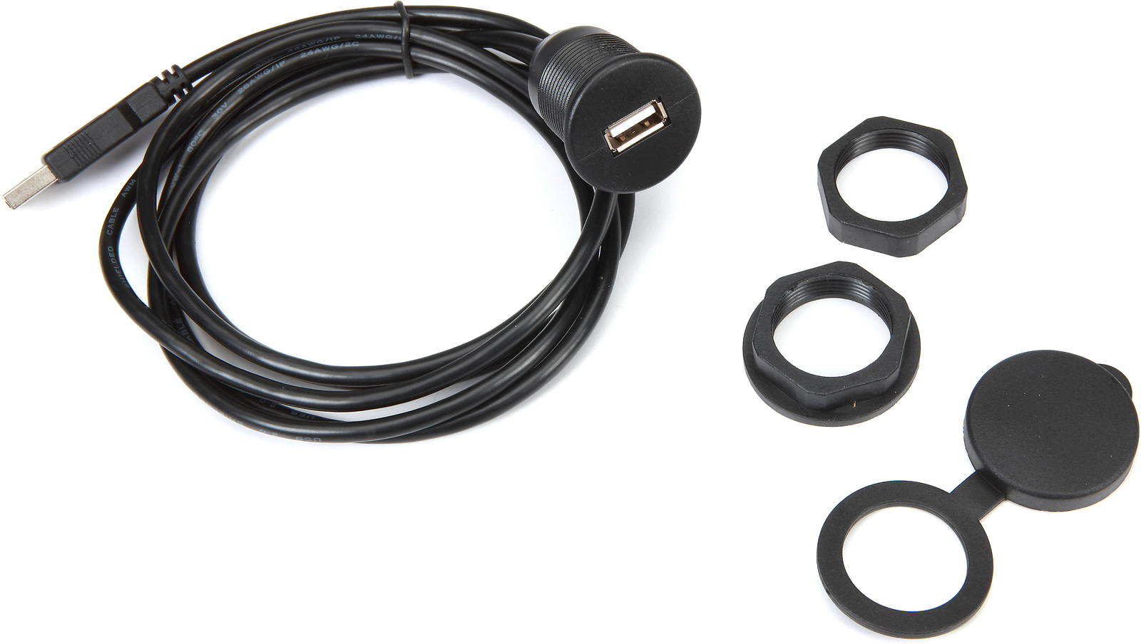 Влажные звуки WWX-USB-MF-6-футовый USB-адаптер для скрытого монтажа