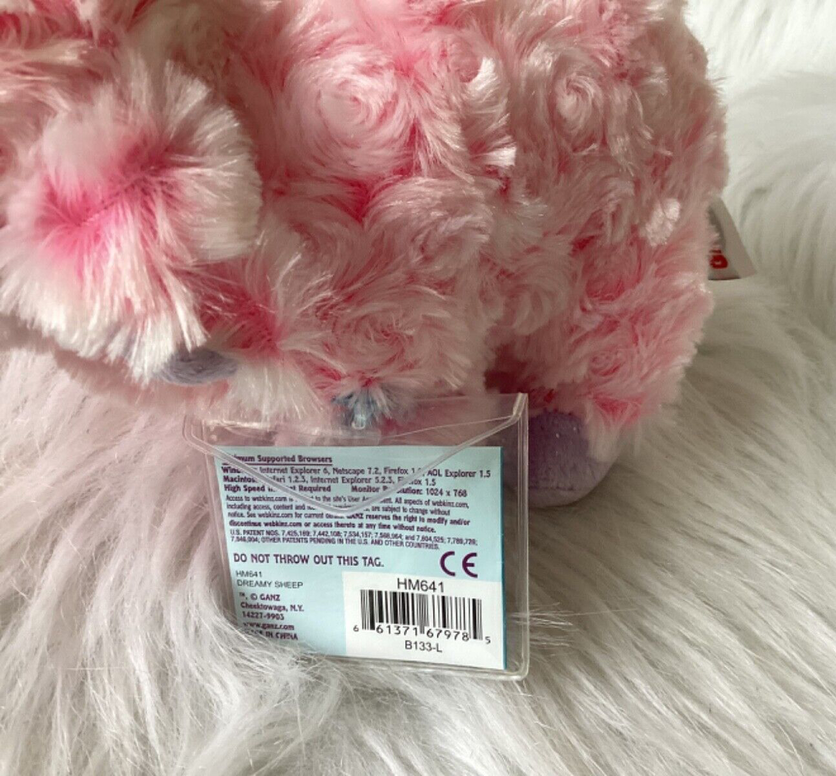 WEBKINZ DREAMY SHEEP 🐑 HM641 - NEW WITH SEALED CODE -VERY CUTE