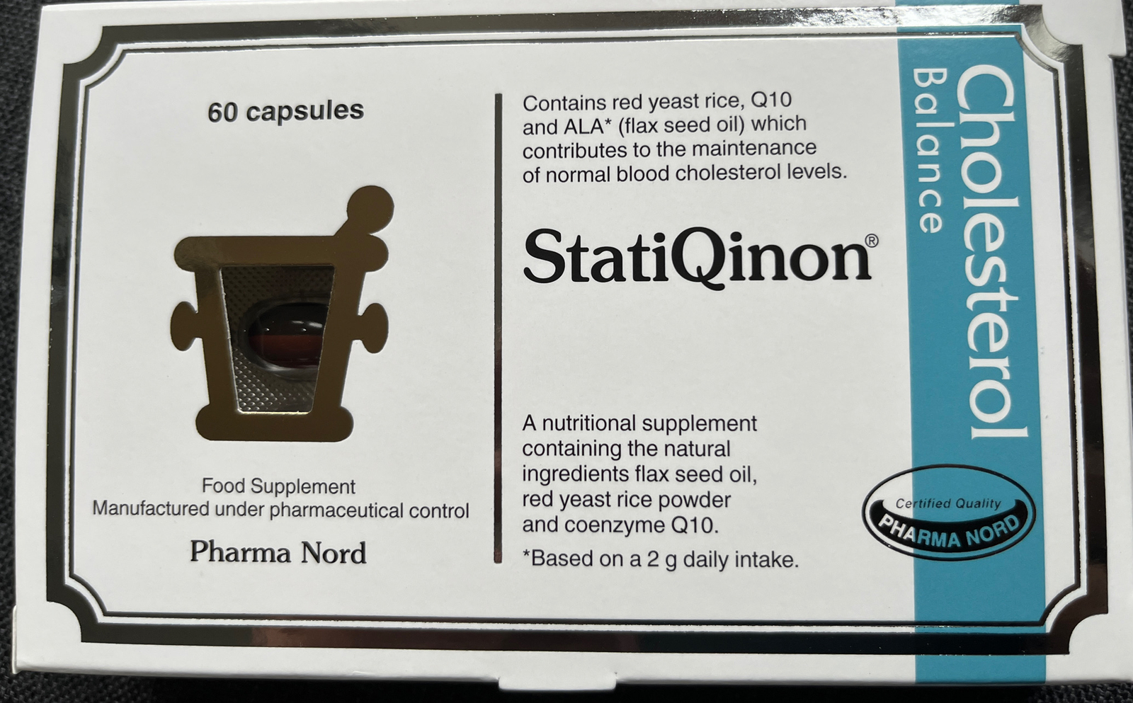 Pharma Nord StatiQinon 60 tablets Exp:05/2027