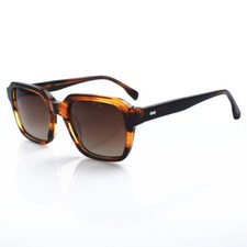 Retro Tortoise Acetate Reading Sunglasses Dark Square Mens Women Sun Glasses