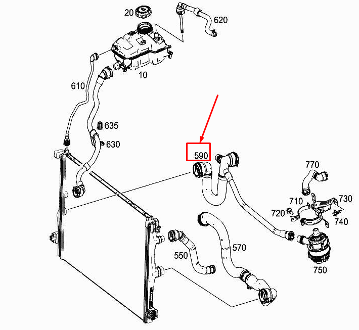 NOUVEAU RADIATEUR DE RADIATEUR MERCEDES-BENZ A W177 FISSURÉ A1775011201