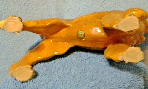 Morton Mortons Studio Cocker Spaniel Buff Keramik Hund Figur stehend Vintage - Bild 5 von 7