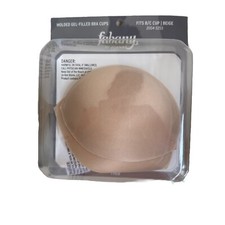 Fabany by Joann Molded Gel-Filled Bra Cups-Fits B/C Cup Beige New in Box