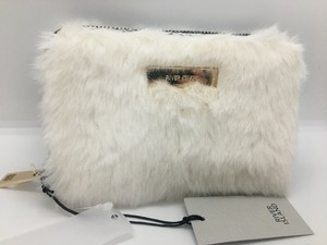 river island fur purse