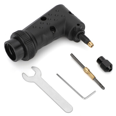 Right Angle Converter Rotary Tool Adapter Attachment for Dremel Electric Grinder