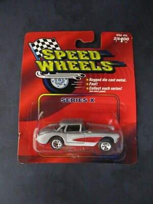 Chevrolet Corvette Speed Wheels 1957 Series X Die Cast Metal Car