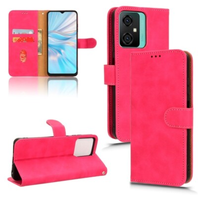 For Blackview OSCAL C70 Skin Feel Magnetic Flip Leather Phone Case Cover Shell