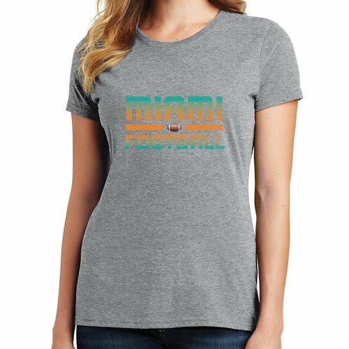 Miami Football T-Shirt Sports Team 03283 - Picture 6 of 69