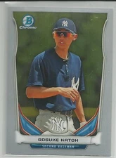 Gosuke Katoh NY Yankees 2014 Bowman Chrome Draft Top Prospect
