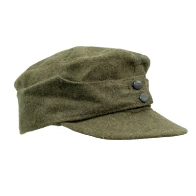 WW2 German M43 Cap German Army M43 Heer Field Ski Cap – WW2 Reproduction In Field Grey Wool, All Sizes Original WW II US Field Gear & Equipment - Foto 6