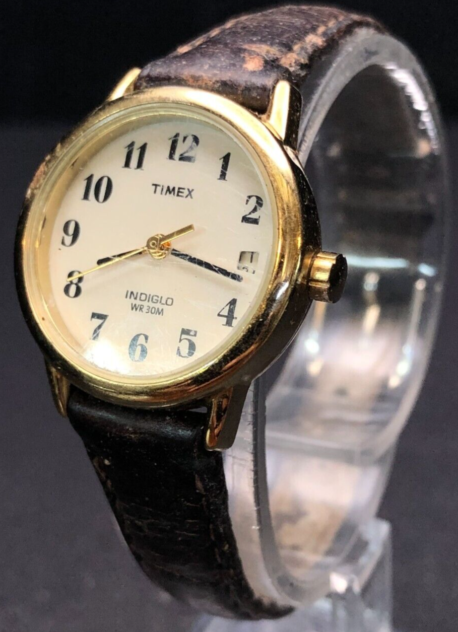 Vintage Timex WR30M Women's Analog Watch - Untested, May Need Battery or Repair
