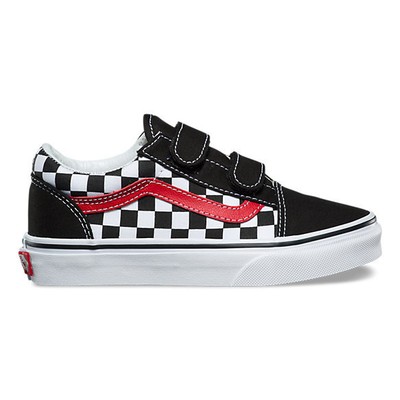 red checkerboard vans kids