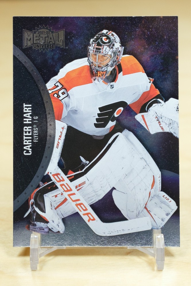 2021-22 UD Skybox Metal Universe Base #47 Carter Hart - Philadelphia Flyers