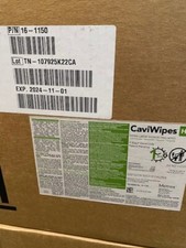  12 PACK CaviWipes HP Alcohol-Free Towelettes X-Large: 9" x 12" , 65 per can