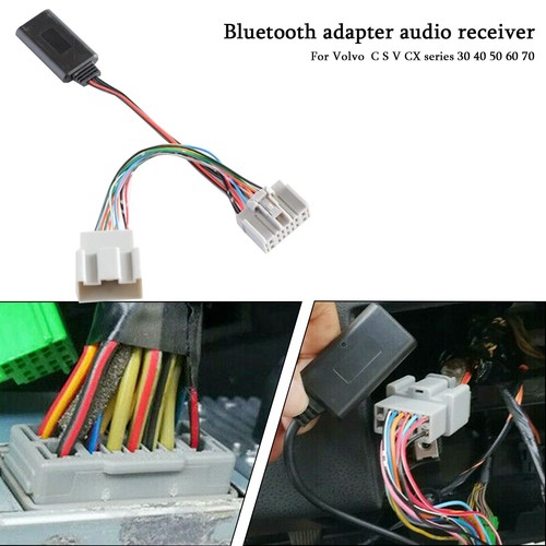 Car Radio Cable AUX Bluetooth Adapter Receiver for VOLVO C30 C70 S40 S60 V40 V70 - Picture 8 of 11