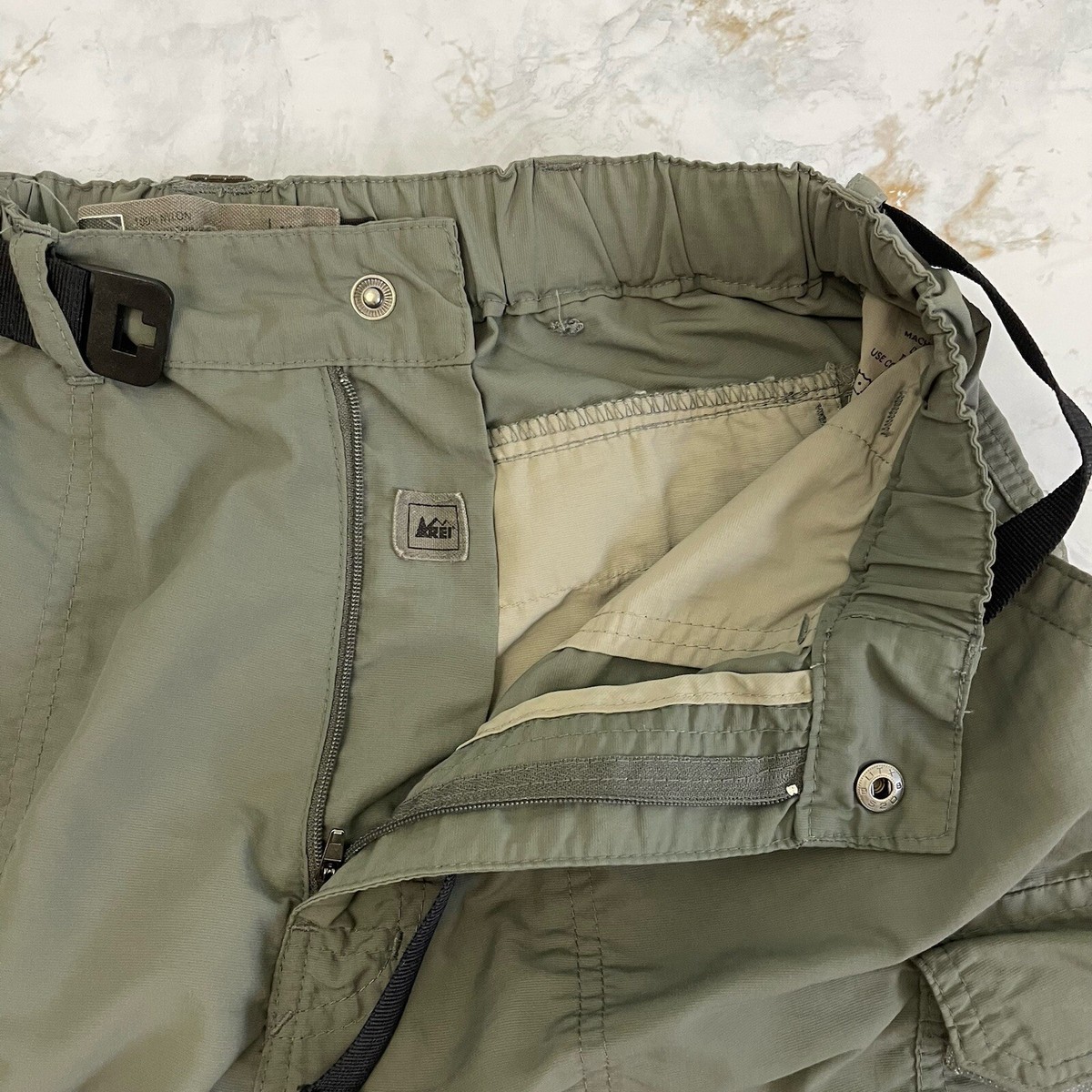 REI Pantalon cargo Homme 32x32 kaki Randonnée en plein air