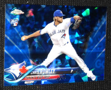 2018 Topps Chrome Blue Sapphire Ice Refractor~Rookie RC Chris Rowley #315