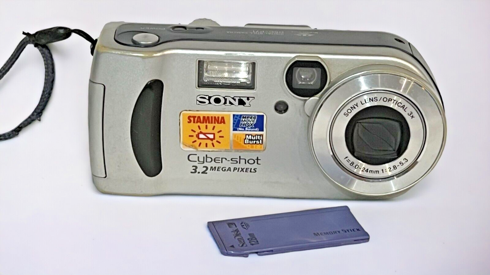 Vintage Sony Cybershot DSCP71 3.2 MP Digital CameraWorksWith Memory