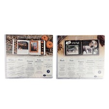Creative Memories 7" X 7" Scrapbook Pages White  Black 12 Sheets / 24 Pages NIP