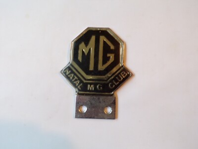 VINTAGE NATAL SOUTH AFRICA MG AUTO STOßSTANGE GITTER ABZEICHEN EMBLEM