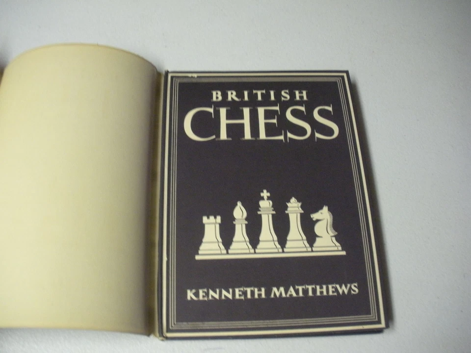 British Chess HC/DJ by Kenneth Mathews 1948 First Edition Illustated - Image 4 of 4