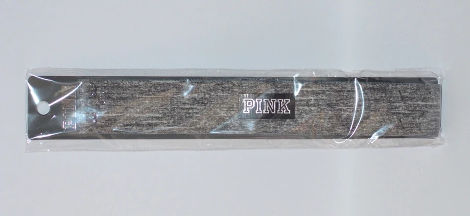 全新 VICTORIA'S SECRET 粉色标志 MARLED MARL 灰色头带 发型 均码 运动 — 第 4/4 张图片