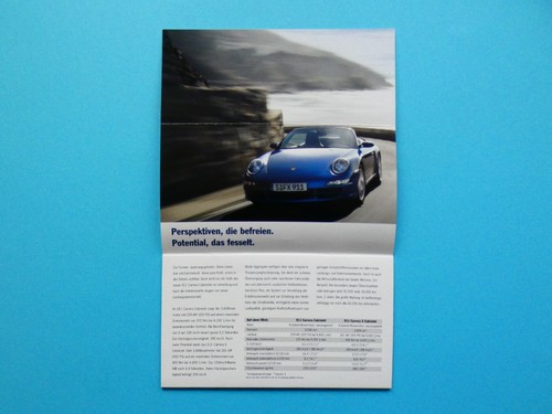 Prospekt / Katalog - Porsche 911 (997) - Carrera und Carrera S Cabriolet - 12/04 - Bild 4 von 15