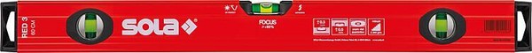 Sola Aluminium-Wasserwaage Red 3 600Mm 3 Libellen-image