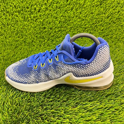 Nike Air Max Infuriate Boys Size 6Y Blue Running Basketball Shoes
