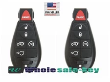 2 New 6 Button Replacement remote For Jeep 2008-2010 Commander Fobik Iyz-c01c