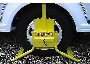 Caravan Milenco C14 Wheel Clamp - Fits 14"" Single Axle & 15"" Twin Axles