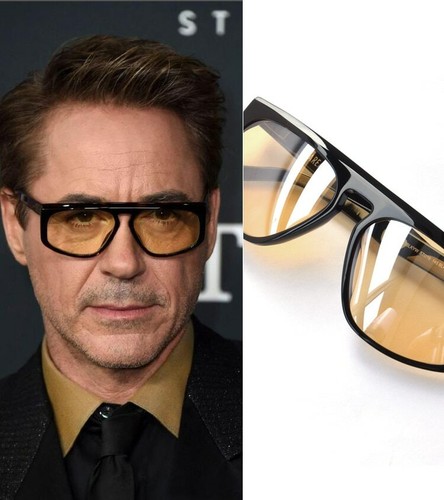 IRON Man Tony Stark Robert Downey Montatura IN ACETATO FASHION Optical  Occhiali da sole da uomo | eBay