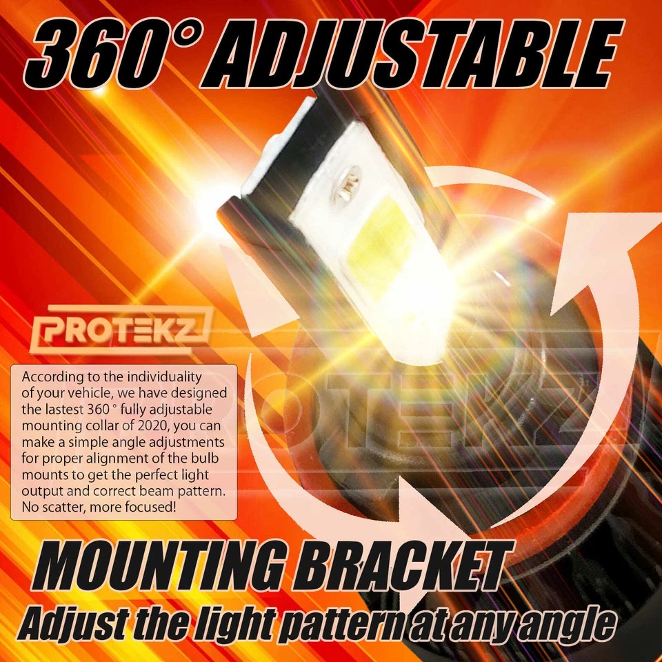 Hb4 9006 LED Headlight Kit Bulbs CREE for Nissan Titan 2004-2015 Low Beam - Image 4 of 4