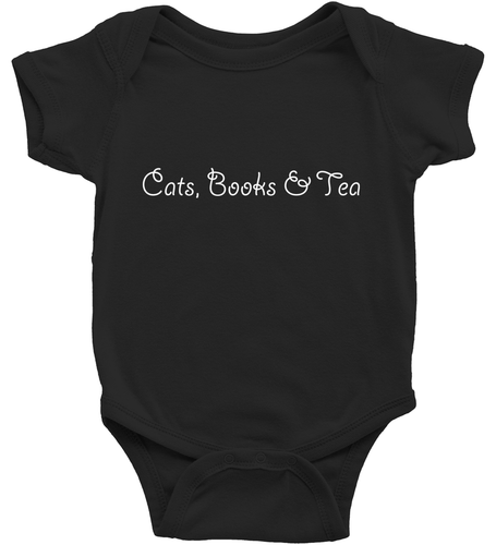 Cats Books & Tea Toddler Kids Tee Youth T-Shirt Baby Bodysuit Cute Book Cat Love - Picture 16 of 34