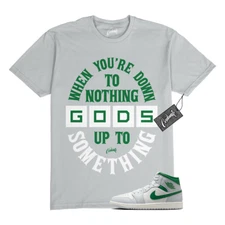 1 Summit White Pure Platinum Pine Green Sail T Shirt Match DTN