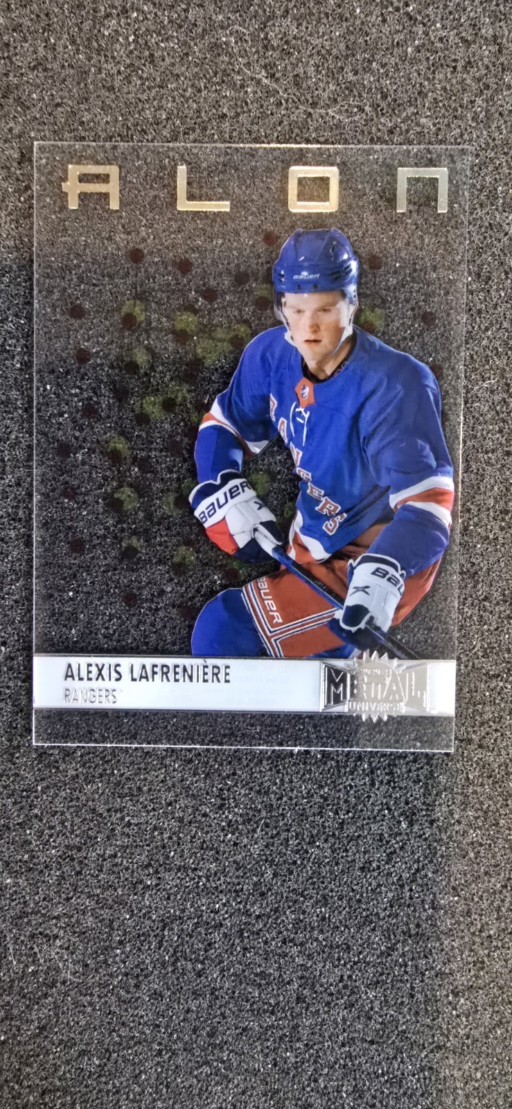 2020-21 Skybox Metal Universe ALON Alexis Lafreniere #A-30 Rookie RC